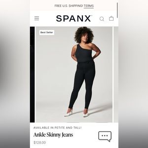 Spanx skinny jeans size S brand new with tag